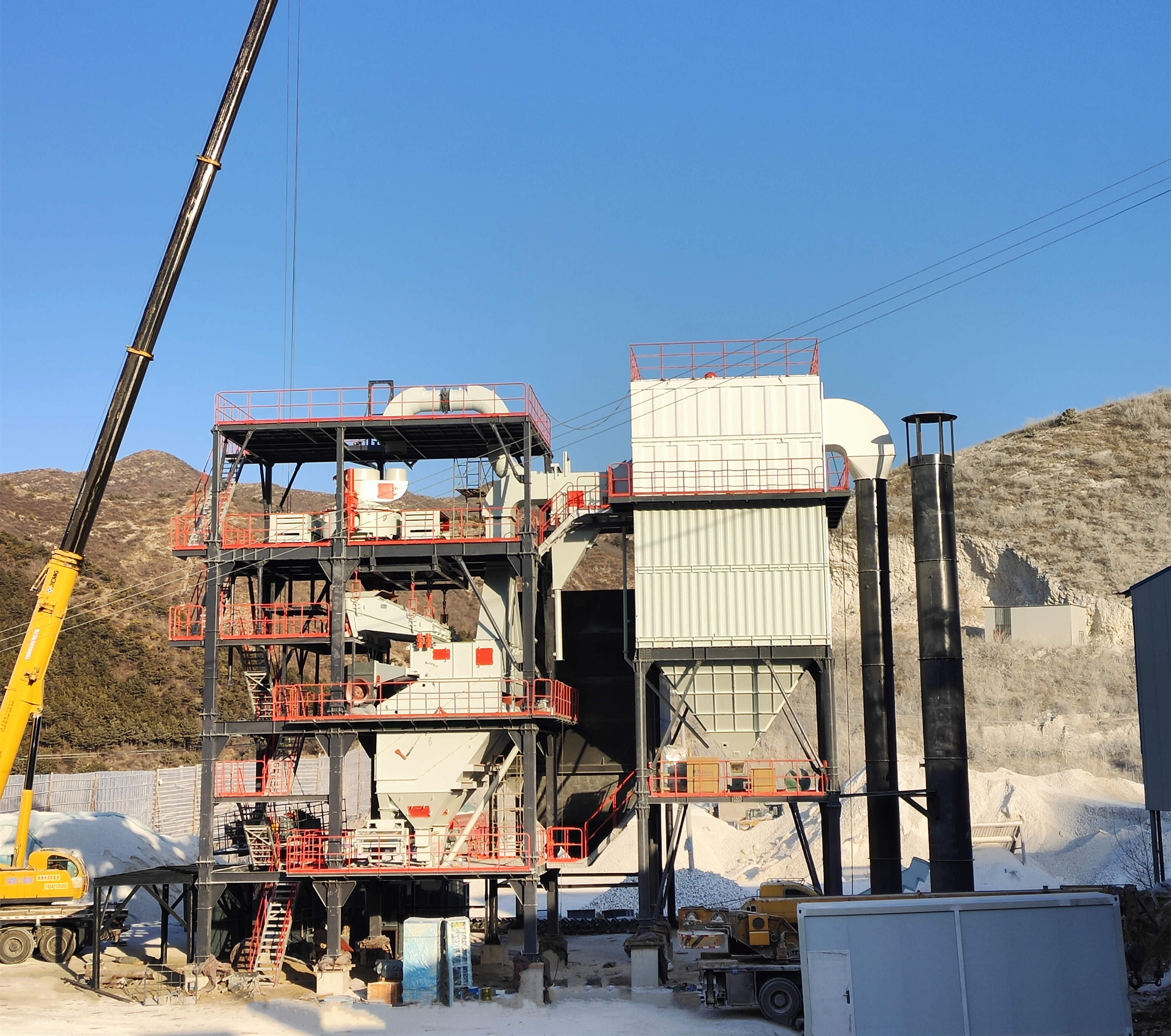 生產(chǎn)高品質(zhì)機制砂，請選擇唐山金路V9干式制砂樓